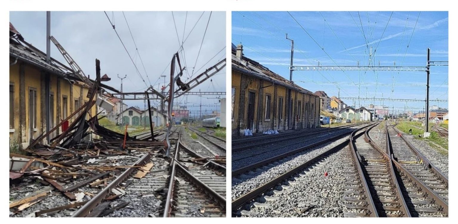 CFF : remise en état des  installations ferroviaires