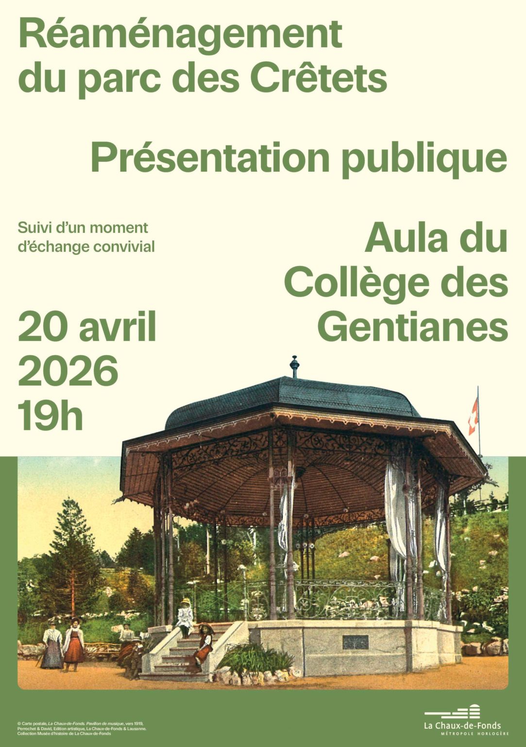 Réaménagement du parc des crêtets